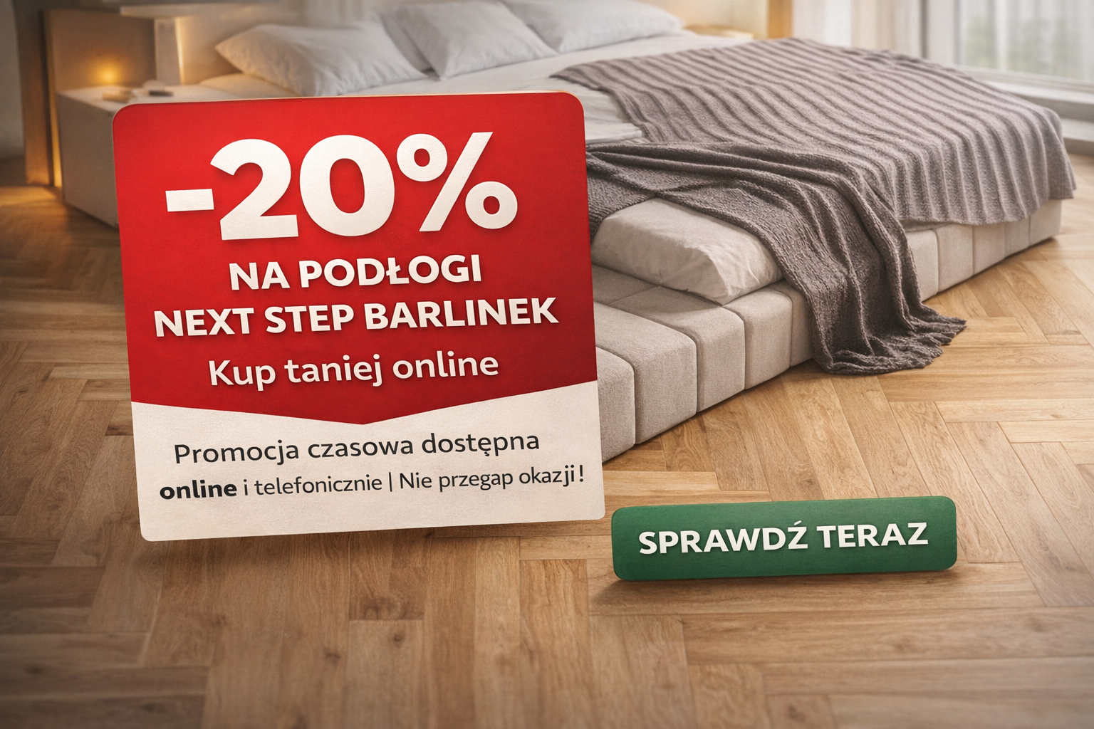 PODŁOGI NEXT STEP BARLINEK Z RABATEM 20%
