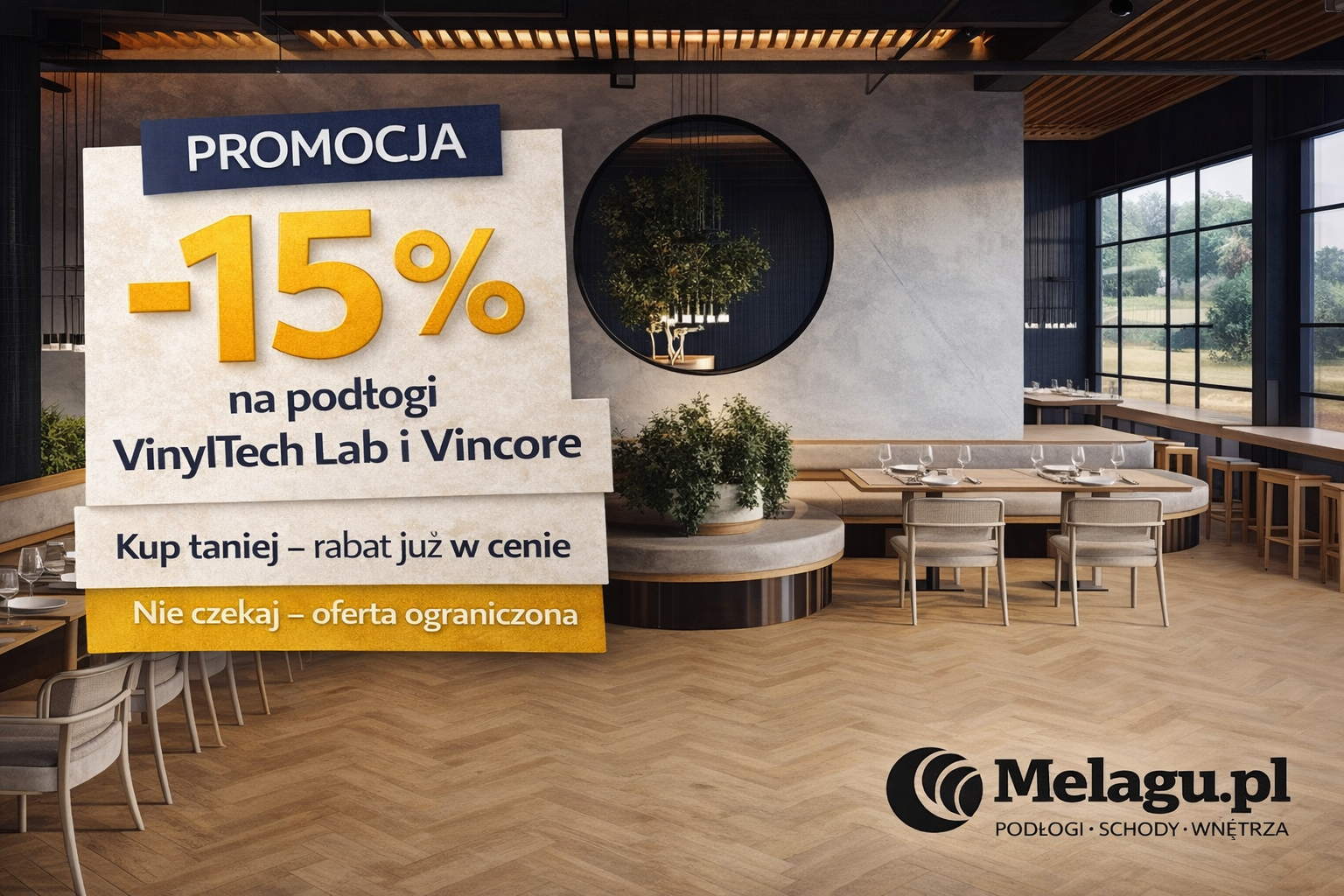 Promocja -15% na podłogi VinylTech Lab i Vincore