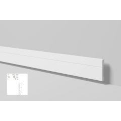 FD2 listwa przypodłogowa 11 x 1,5 x 200 cm Wallstyl NMC