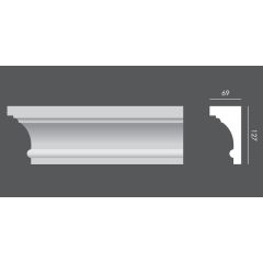 LP.013 profil parapetowy 12,7 x 6,9 x 150 cm EXTERIOR