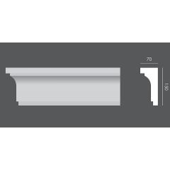 LP.018 profil parapetowy 15 x 7 x 150 cm EXTERIOR