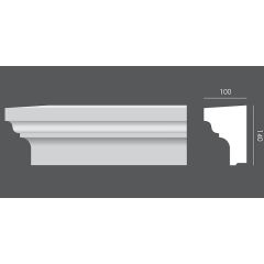 LP.076 profil parapetowy 14 x 10 x 150 cm EXTERIOR
