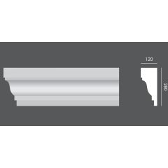LP.079 profil parapetowy 28 x 12 x 150 cm EXTERIOR