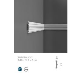 P9020 profil dekoracyjny prosty 9,5 x 2 x 200cm ORAC LUXXUS