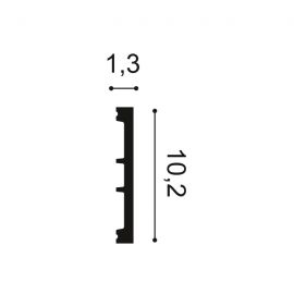 SX163 profil multifunkcyjny 1,3 x 10,2 x 200 cm ORAC AXXENT