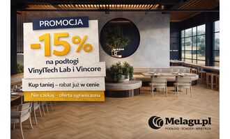 Promocja -15% na podłogi VinylTech Lab i Vincore