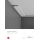CX161 profil dekoracyjny 1,3 x 7 x 200 cm ORAC AXXENT
