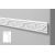 Z12 profil dekoracyjnny z ornamentem 12,5 x 1 x 200 cm Arstyl NMC