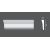 LP.001 profil elewacyjny drzwi i okien 15 x 3,5 x 150 cm EXTERIOR