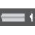 LP.025 profil elewacyjny drzwi i okien 12,5 x 4,5 x 150 cm EXTERIOR