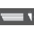 LP.029 profil parapetowy 15,5 x 7,5 x 150 cm EXTERIOR