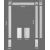 D210 element dekoracyjny obudowy drzwi 9,5 x 9,5 x 3,5 cm ORAC AXXENT