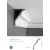 C219 listwa gzymsowa z ornamentem 17,5 x 13 x 200cm ORAC LUXXUS