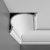 C343 listwa gzymsowa karniszowa 25 x 19 x 200 cm ORAC LUXXUS