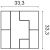 W103 Cubi panel ścienny 3D  33,3 x 2,5 x 33,3 cm ORAC