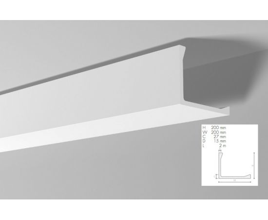 L5 listwa oświetleniowa 20 x 20 x 200 cm Arstyl NMC