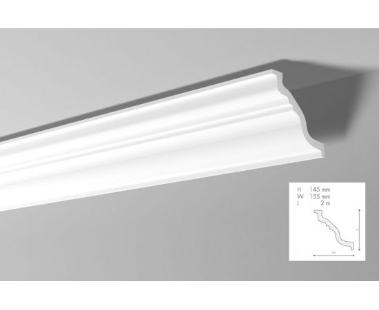 TL listwa gzymsowa 14,5 x 15,5 x 200 cm NMC NOMASTYL