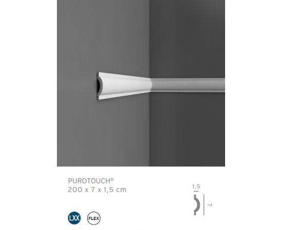 P9901 profil dekoracyjny 7 x 1,5 x 200cm ORAC LUXXUS