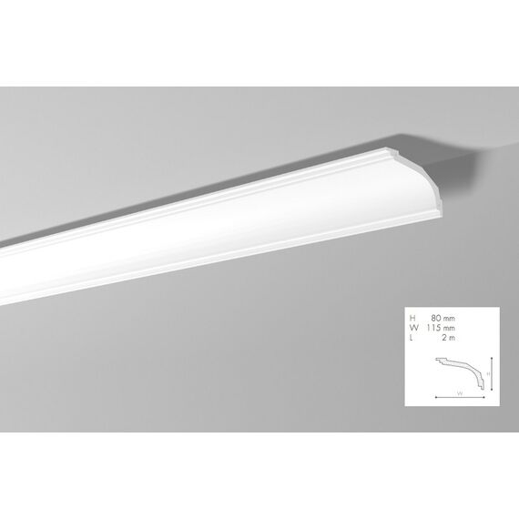 Z17 listwa gzymsowa 8 x 11,5 x 200 cm Arstyl NMC