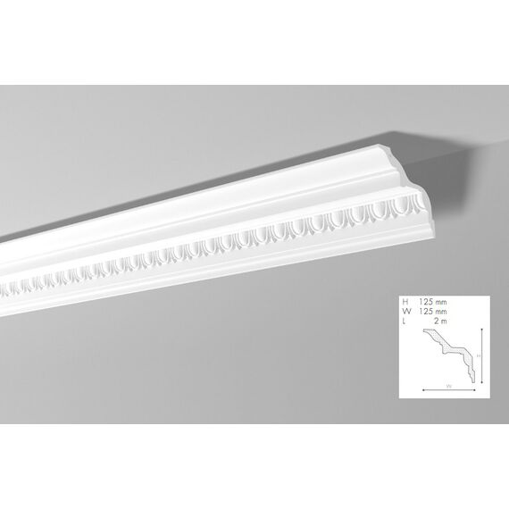 Z4 listwa gzymsowa z ornamentem 12,5 x 12,5 x 200 cm Arstyl NMC