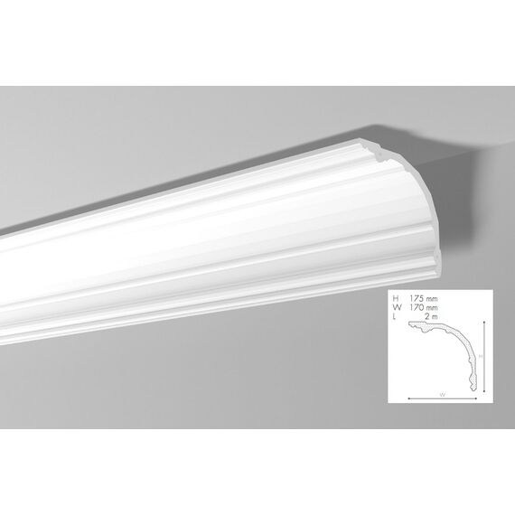 Z40 listwa gzymsowa 17,5 x 17 x 200 cm Arstyl NMC