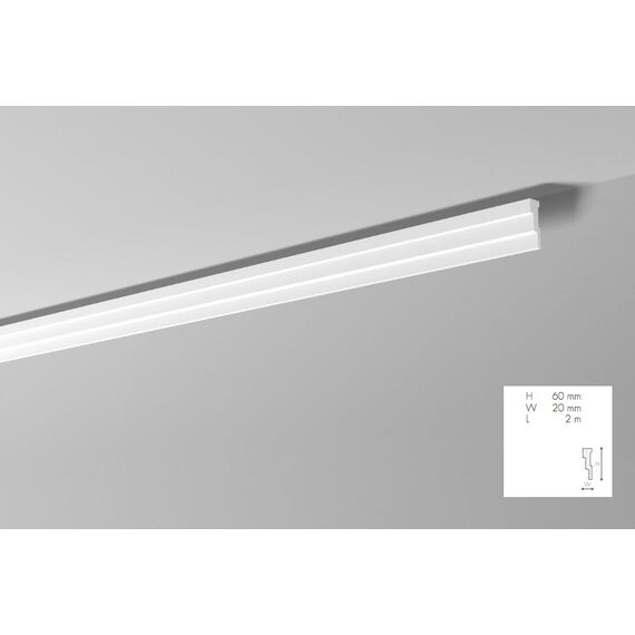 M2 profil dekoracyjny 6 x 2 x 200 cm NOMASTYL NMC