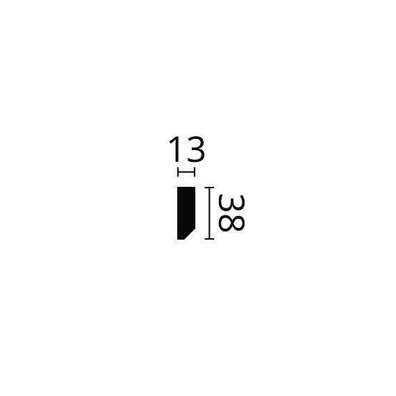 FT1 listwa multifunkcyjna 3,8 x 1,3 x 200 cm Wallstyl NMC