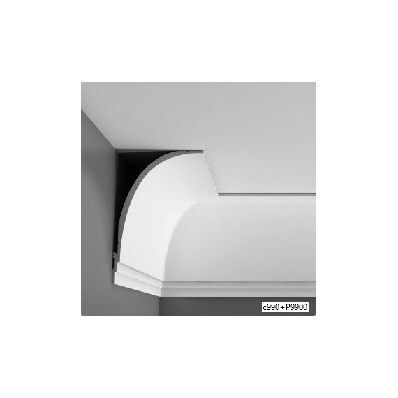 C990 listwa gzymsowa gładka 21,5 x 16 x 200 cm ORAC LUXXUS