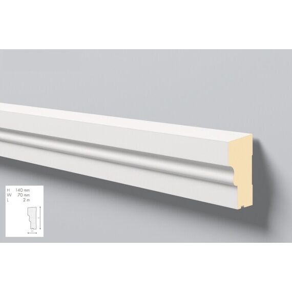 FA11 profil parapetowy 14 x 7 x 200 cm  DOMOSTYL NMC