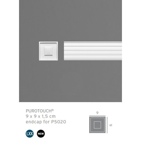 P5020B kostka dekoracyjna 9 x 9 x 1.5 cm ORAC LUXXUS