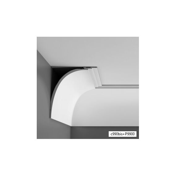C990 listwa gzymsowa gładka 21,5 x 16 x 200 cm ORAC LUXXUS