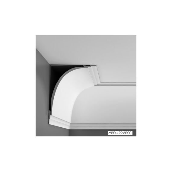 C990 listwa gzymsowa gładka 21,5 x 16 x 200 cm ORAC LUXXUS