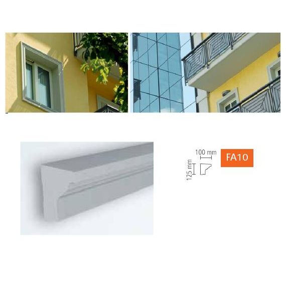 FA10 profil parapetowy 12,5 x 10 x 200 cm DOMOSTYL NMC