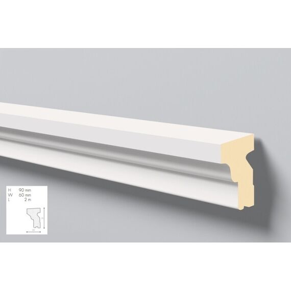 FA12 profil parapetowy 9 x 6 x 200 cm DOMOSTYL NMC
