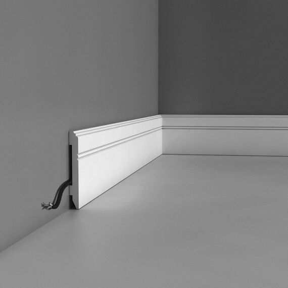 SX105 listwa przypodłogowa 1,3 x 10,8 x 200 cm ORAC AXXENT