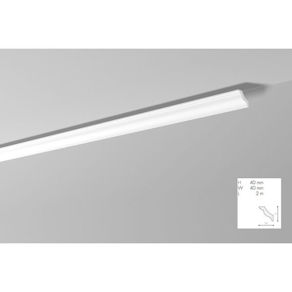 Z15 / Z15Flex listwa gzymsowa 4 x 4 x 200 cm Arstyl NMC
