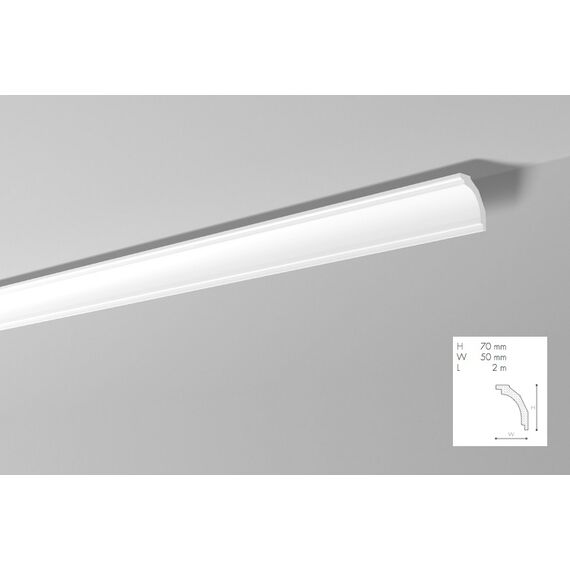 Z16F listwa gzymsowa 7 x 5 x 200 cm Arstyl NMC