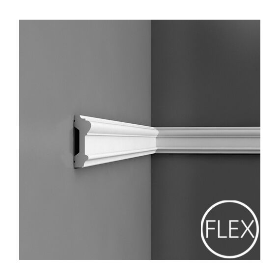 P9050F profil dekoracyjny gięty 2,5 x 1,5 x 200cm ORAC LUXXUS