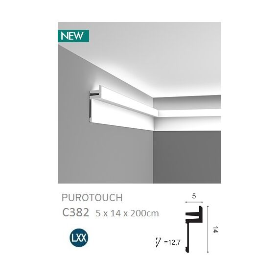 C382 listwa oświetleniowa ORAC LUXXUS