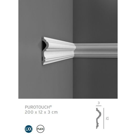 P8050F profil dekoracyjny 12 x 3 x 200cm ORAC LUXXUS