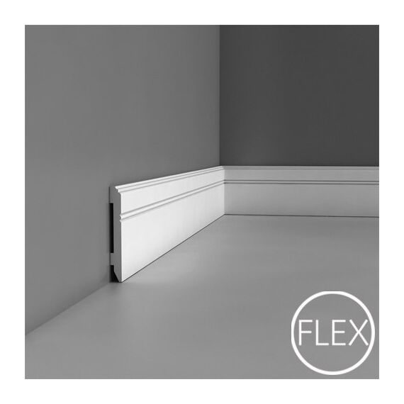 SX105F listwa przypodłogowa 1,3 x 10,8 x 200 cm ORAC AXXENT