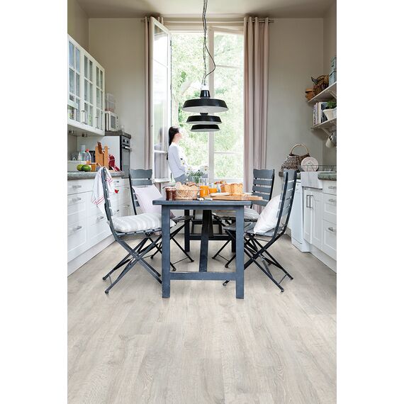 Dąb Regenerowany Biały Patynowany CL1653 Classic Quick Step