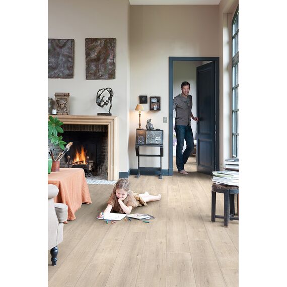 Dąb ze śladami cięcia piłą Beżowy IMU1857 Impressive Ultra Quick Step