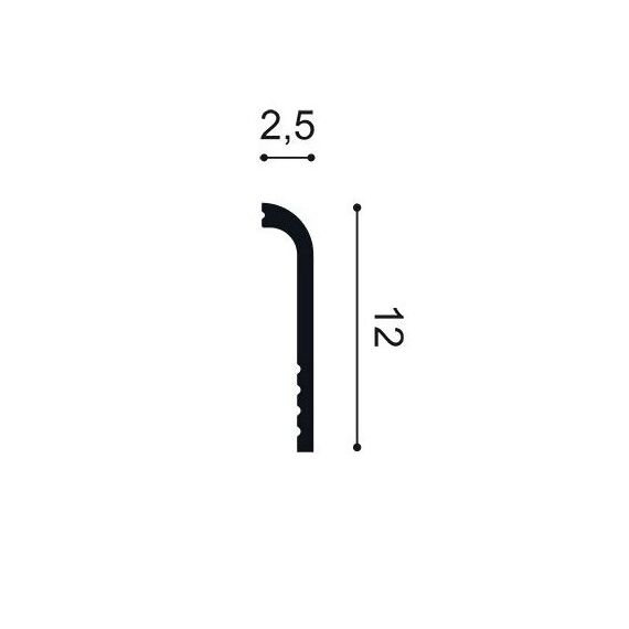 SX185 listwa przypodłogowa 4 x 17,5 x 200 cm ORAC LUXXUS