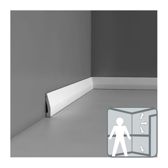 SX159 listwa multifunkcyjna 1,2 x 6 x 200 cm ORAC AXXENT