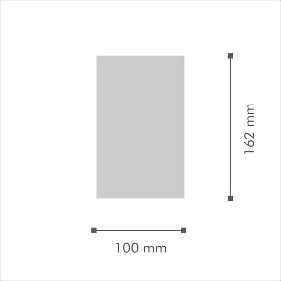 WB3 baza do obudowy drzwi 3,5 x 16 x 11 cm Wallstyl NMC