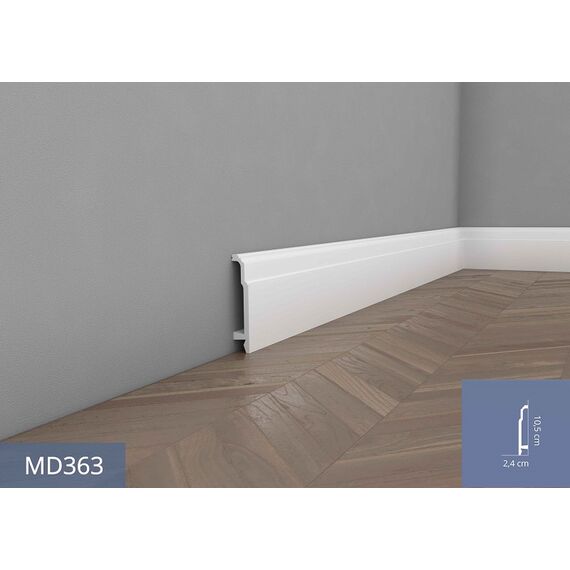 MD363 listwa przypodłogowa 2,3 x 10,6 x 200 cm MARDOM DECOR ELITE