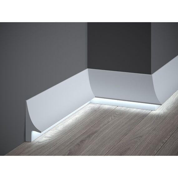 QL007P listwa przypodłogowa oświetleniowa lakierowana 4,2 x 9,3 x 200 cm MARDOM DECOR ELITE PREMIUM