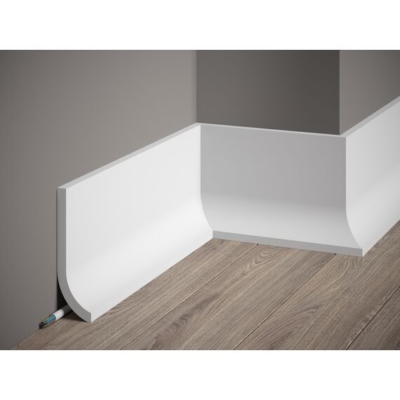 QS011P listwa przypodłogowa multifunkcyjna lakierowana 4 x 13,5 x 200 cm MARDOM DECOR ELITE PREMIUM